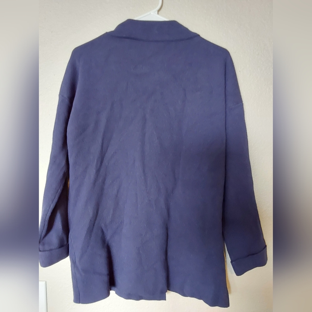 Women's size Large Navy Blue Blazer - Picture 5 of 7